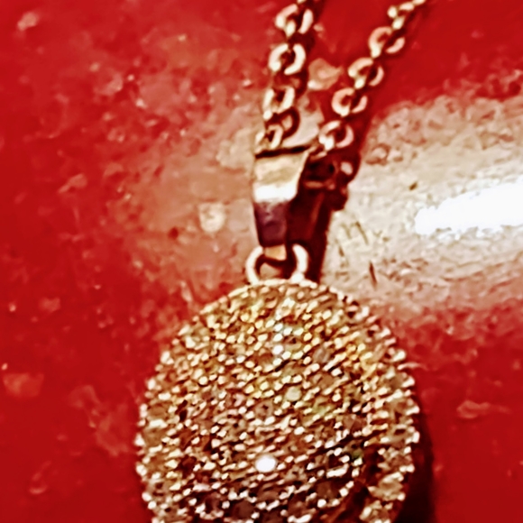 18k Rose Gold Diamond Pave Pendant clear out priced!!! - Picture 3 of 4